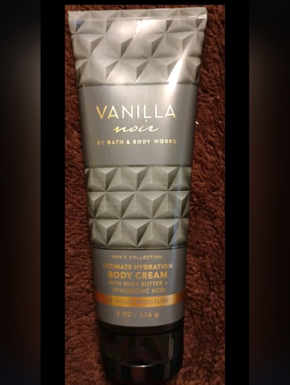 New Bath & Body Works Vanilla Noir Men's Collection Body Cream Lotion 8 oz